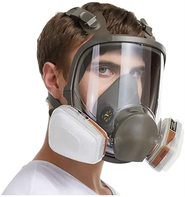 Scratch Proof Protective Full Face 6885 Visor Screen Protector Painting Spraying Mask Cover Film For 3M 6800 Gas Mask Respirator 6