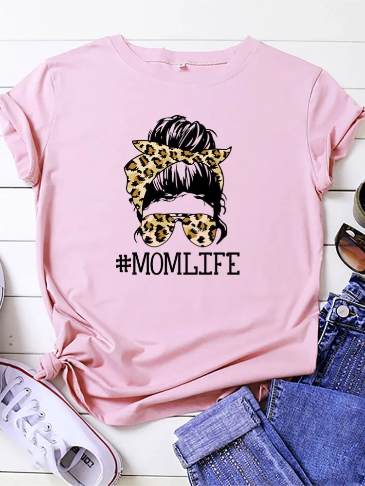 

MomLife Leopard Skull Head Print Women T Shirt Short Sleeve O Neck Loose Women Tshirt Ladies Tee Shirt Tops Camisetas Mujer