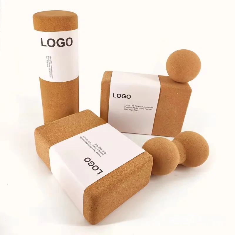 Ultra-fine Particle High-density Premium Cork Yoga Blocks Model for Children