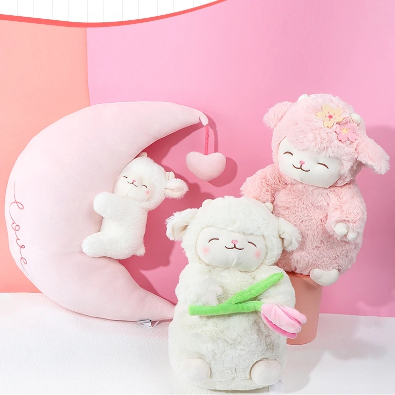 

Cute Hugging Tulip Flower Plush Toy Soft Plush Pillow Decoration Toy Gift Kids Christmas Birthday Gift