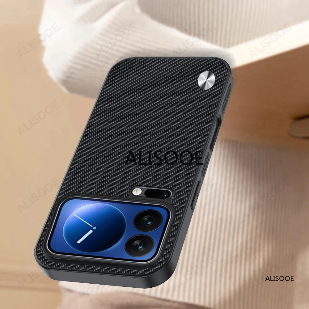Luxury Fiber Texture PU-Leather Protective Case Cover