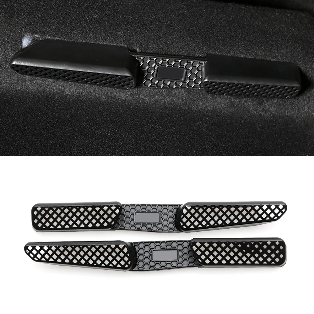 Per Vw Volkswagen Jetta Atlas Tiguan T-Roc Car Under Seat Air Outlet Cover Net Rear Back Air Flow Vent Griglia Di Protezione Caps