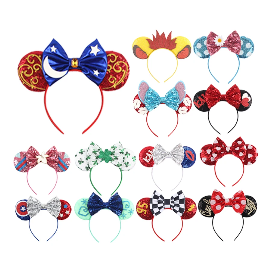 2022 Mickey Mouse Ears Headband Designer Hairband Kids Festival Hair Accessories Adult Party Gift Fashion Headwear