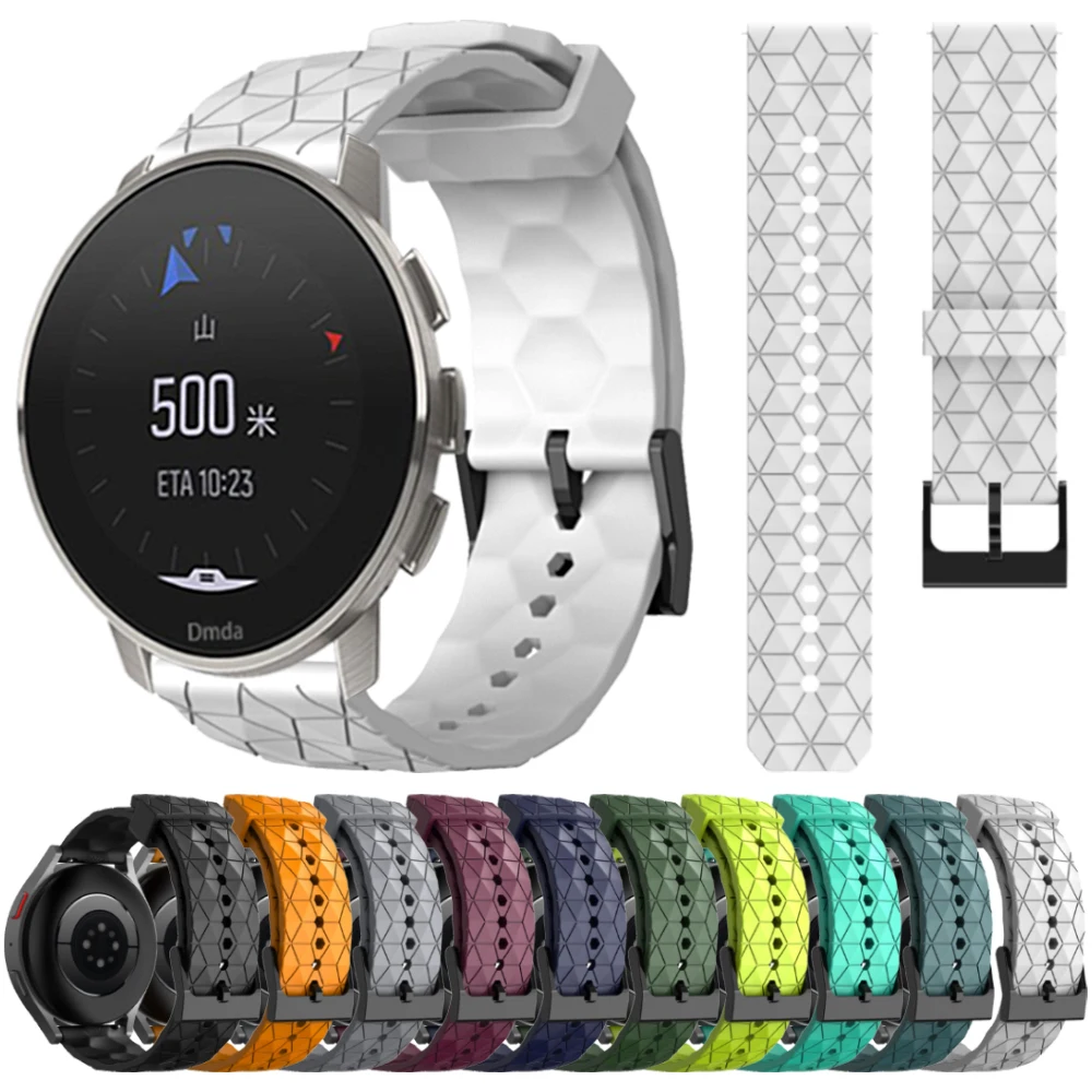 

Sports Silicone Strap For SUUNTO 9 PEAK Bands Bracelet For SUUNTO 3 Band Replacement Wristband Soft 20/22mm Accessorie Thin Belt