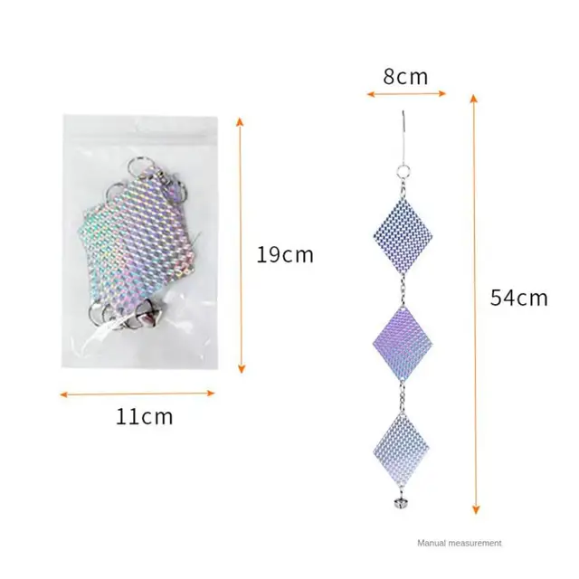 Lézeres Fényvisszaverő Madár Visszataszító Barkács Madarak Elrettentő Elleni Kétoldalas Lézer Színű Szalag Kültéri Kerti Pázsit Udvari Dekoráció - Image 6