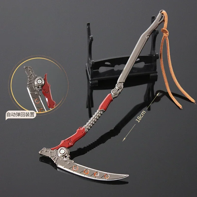 シア 月鎌 apex ミニチュア キーホルダー アクセサリ Amazon.co.jp: 【Azuiblc】キーホルダー ミニ武器 鎌 赤月の