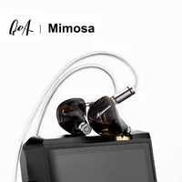 QoA Mimosa 1 DD+1 Planar Hybrid Drivers In-Ear Earphone HiFi Music Earbuds 0.78mm 3.5mm+4.4mm Plug Wired Cable Headset 1