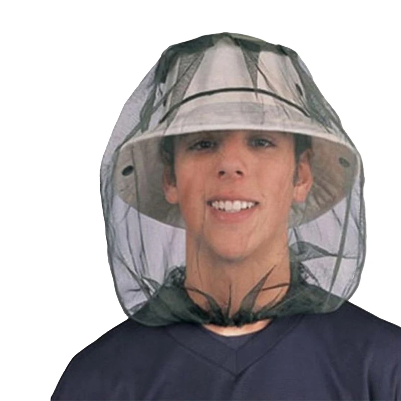 Fishing Hats Outdoor Anti Mosquito Insect Garden Beekeeping Camping Bug Mesh Head Net Face Protector Nets