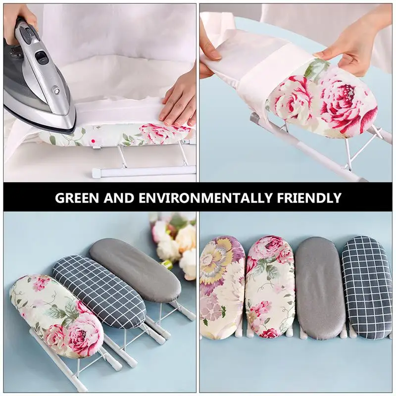 Steel Portable Ironing Board Anti Slip Removeable Thick Ironing Pad Weight  for Travel Dorm Countertop Apartment