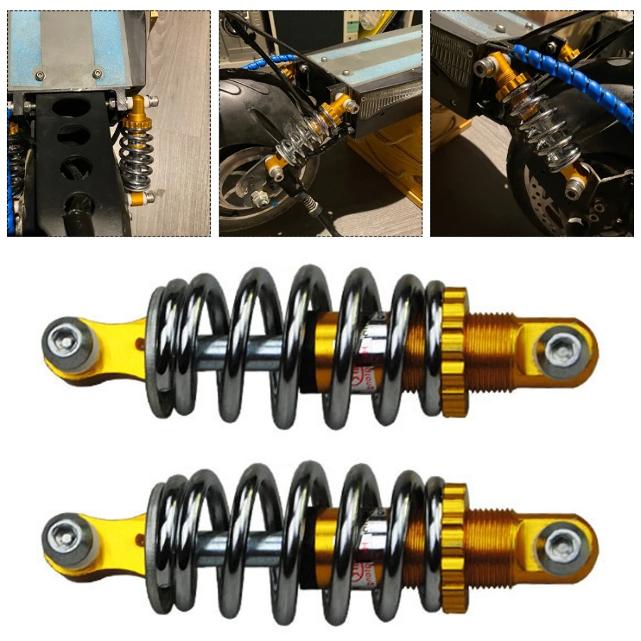 

Universal Motorcycle 125mm Rear Shock Absorbers Spring 400LBS For Dirt Pit Electric Bike Scooter Shocker Accessory Modified Part