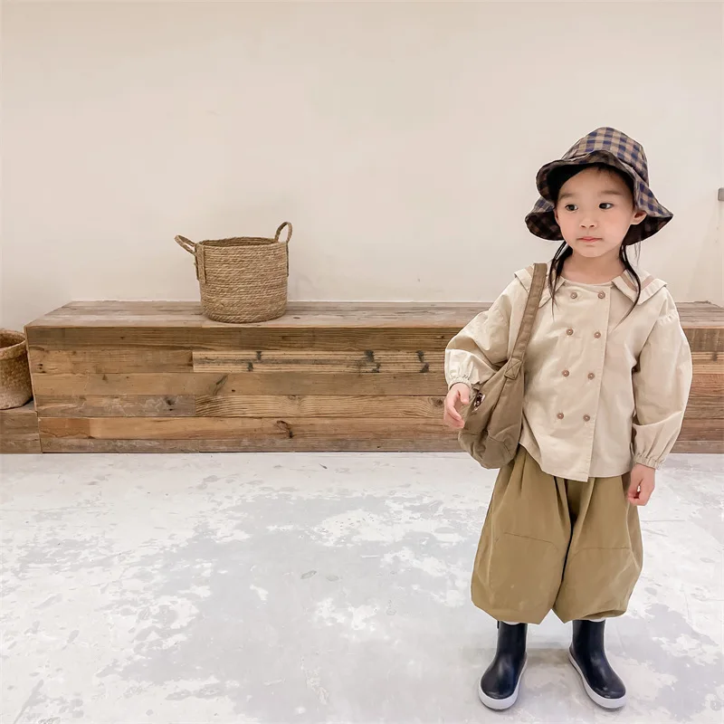 여성용 2026 봄 신상 한국식 더블 브레스티드 셔츠 재킷 캐주얼 패션 데일리 패셔너블 다용도 의류