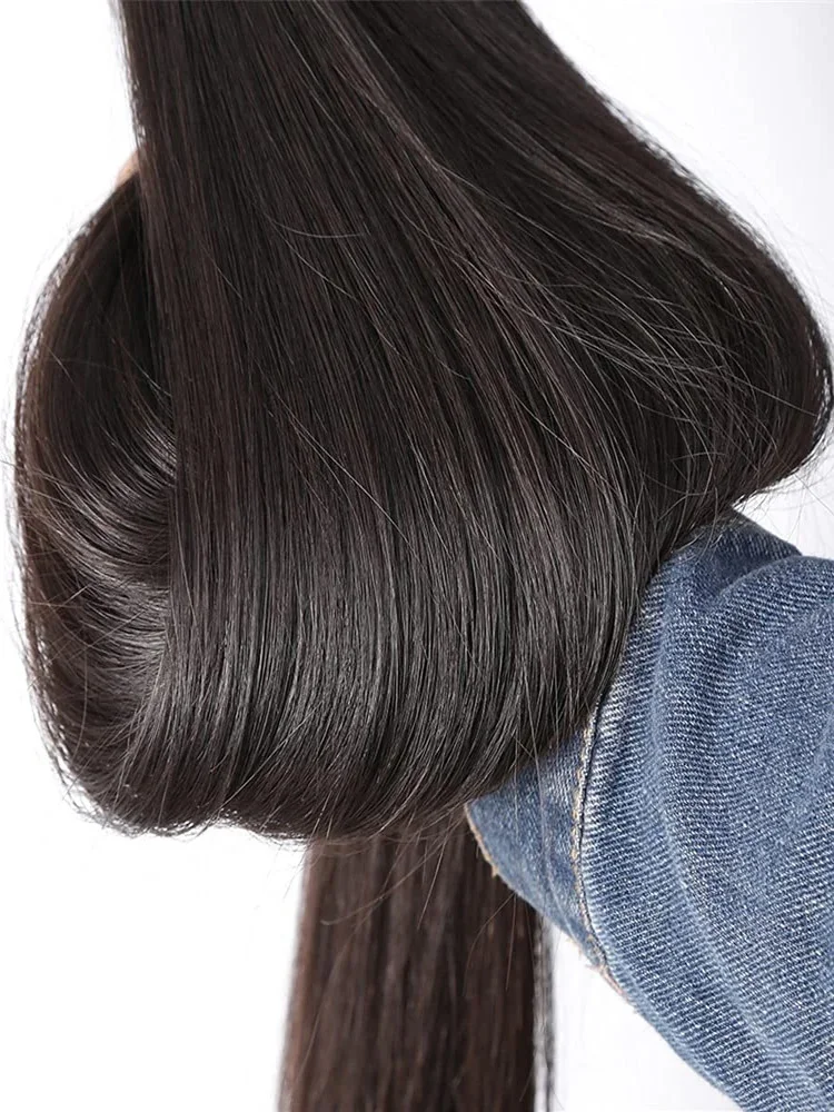 30 40 Inch Bone Straight 100% Bundles Deal Brazilian Virgin Human Hair 3 4 Bundles Raw Hair Extensions Natural Color Remy 2