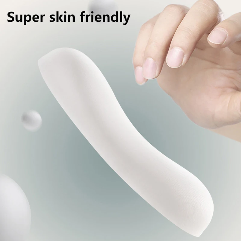 Chat Bubble Silicone Wrist Mouse Pad Keyboard Hand Rest Wrist Rest Palm Rest Wrist Pad Ergonomics White High Value Solid Color