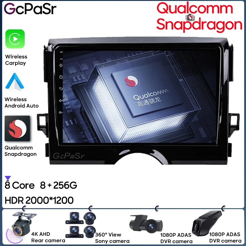 

Автомобильный радиоприемник Android 13 для TOYOTA REIZ Mark X 2009-2019 GPS-навигация Android авто стерео видео Wifi No 2din