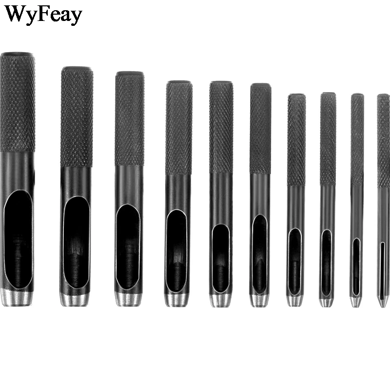 Hole Puncher Leather Hole Punch Round Steel Leather Craft Hollow Punch 1mm-25mm Gaskets Plastic Rubber Tools leather hole punch leather puncher