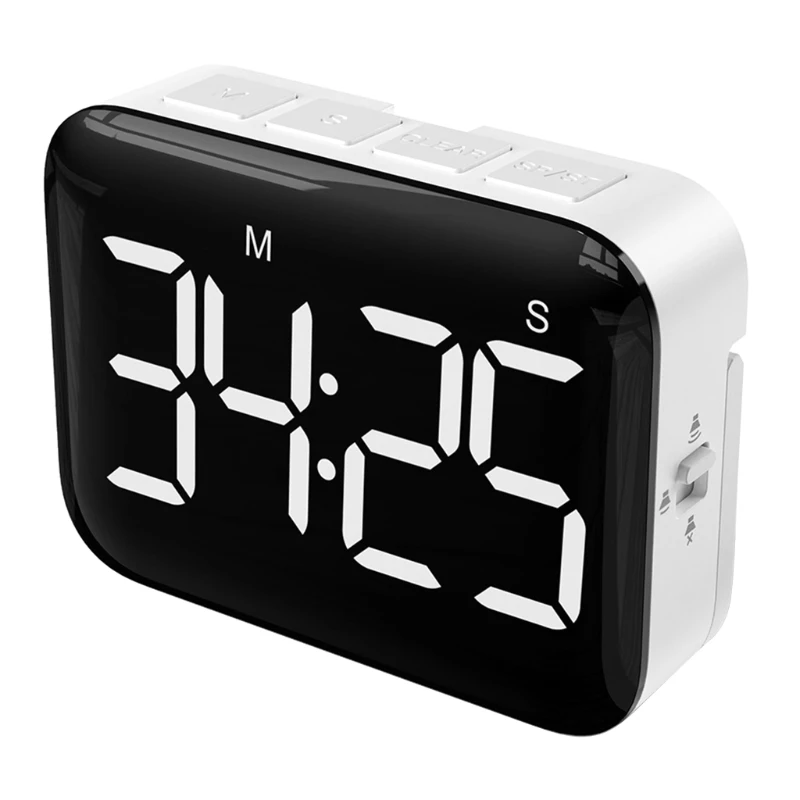 

Digital Kitchen Timer Clocks with Back & Stand Countdown Count Up Timer