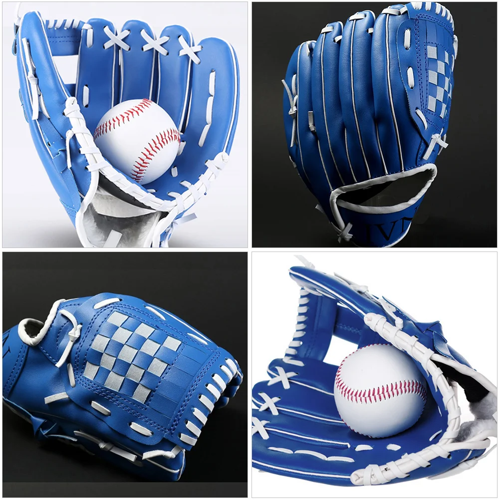 Baseball Glove Softball Gloves Sports Batting Infielder Pu for Child Pitcher Training