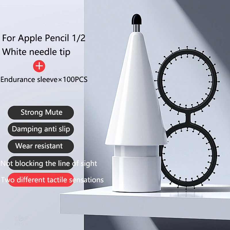 Apple Pencil Transparente Nib 1ª e 2ª Geração Apple Ipad Stylus Pen - Imagem 2