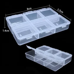 Transparent Adjustable Jewelry Storage Organizer with 8 Compartments (Style 06)