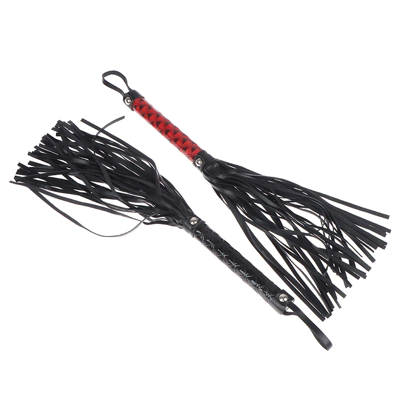 Outdoor Non Slip Leather Braided Horse Racing Whip Equestrian Riding Crops NEW 4