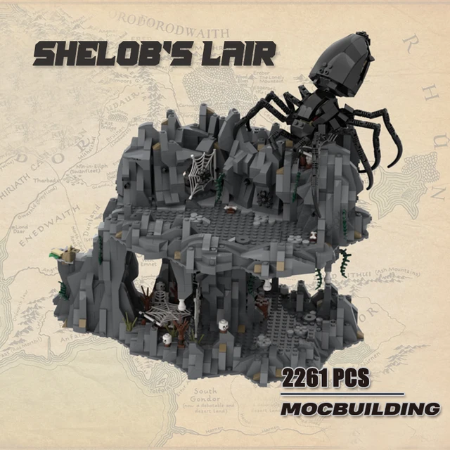 Movie Series Spider's Lair Robot Attacks MOC Building Blocks The Cave DIY Assembly Bricks Collection Toys Gifts 1