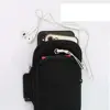 Durable Neoprene Sports Armband Phone Case Breathable Mesh Waterproof With Headset Hole Black Blue Green Arm Bags Universal 3