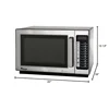 AMANA RCS10TS Medium-Duty Microwave Oven, 1000W 2