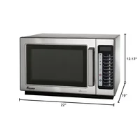 AMANA RCS10TS Medium-Duty Microwave Oven, 1000W 2