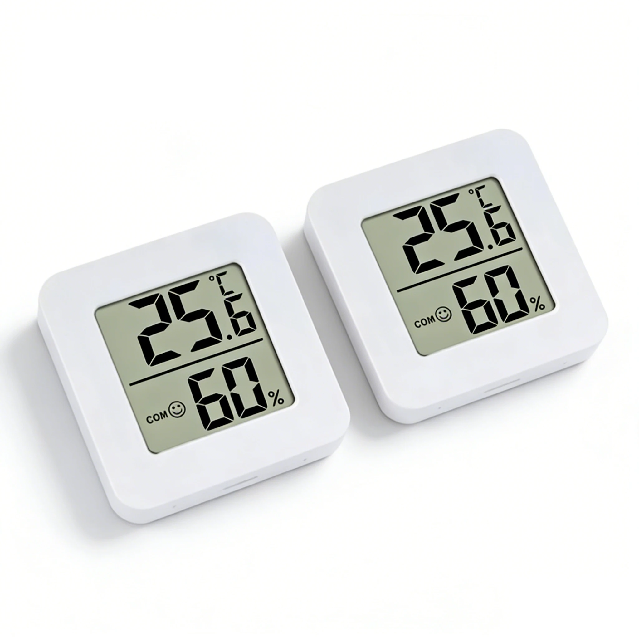 Compact Indoor Digital Thermometer & Hygrometer with Electronic Display