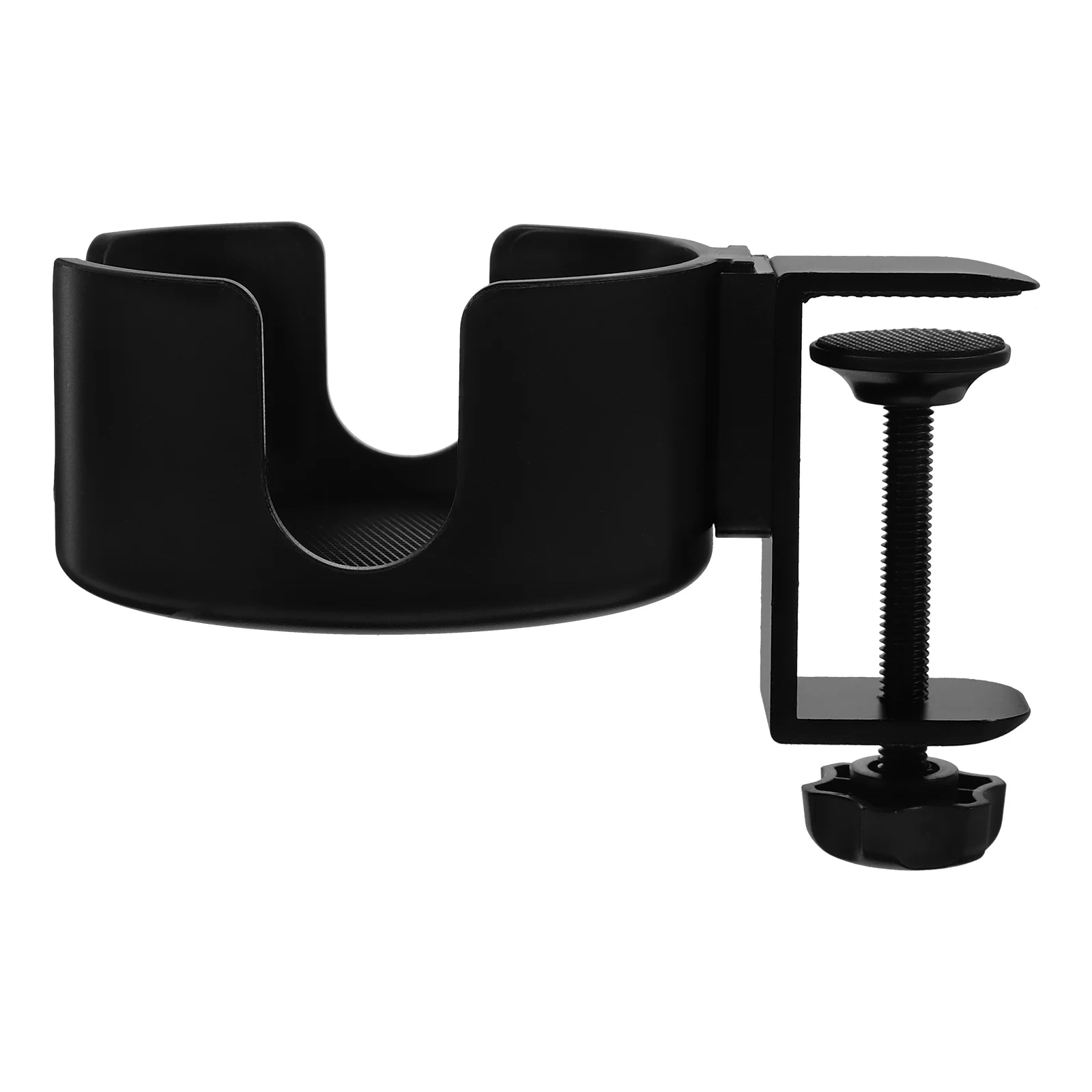 Deskside Water Cup Holder Table Stand Clip on Automatic for Holders Black Bottle Travel