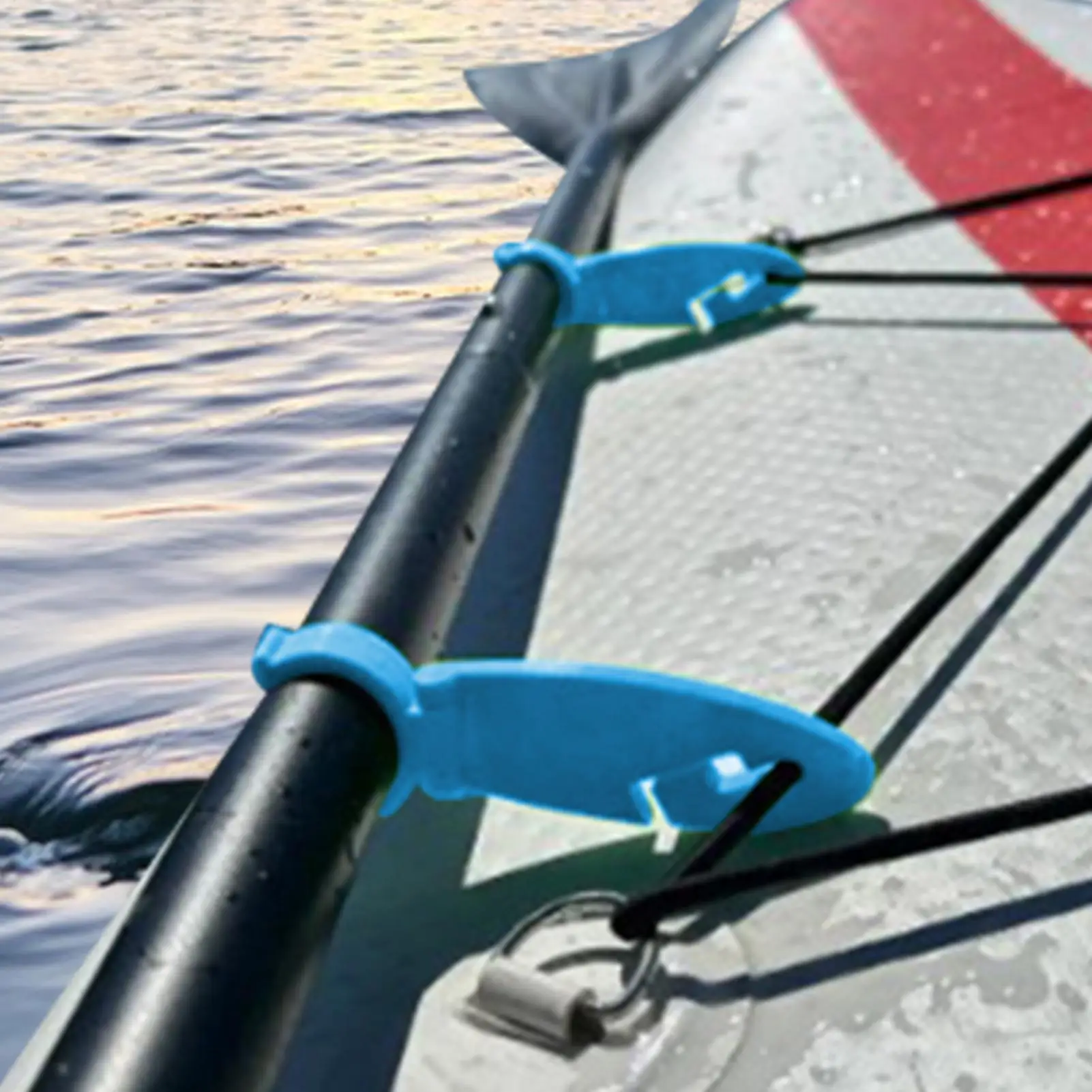 Double Padel Board Holder with Fixation Stand Up Paddle Board Accessories Quick Fixer for Board Kayak Water Soprts Equipment