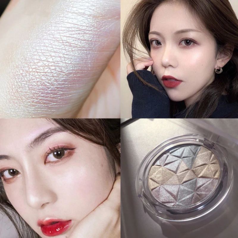 

Multi-color In One Shimmer Face Highlighter Makeup Baking Powder Highlighter Palette Skin Brighten Highlight Contour Cosmetics