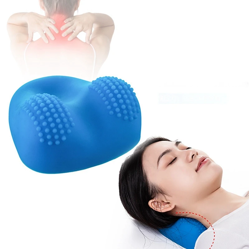 

Spine Massage Pillow Household Hot Compress Cervical Vertebra Relaxation Inflatable Physical Therapy Sports Massager