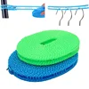 3M/5MP/8M/10M Anti-Slip Clothesline Outdoor Windproof Clothesline Travel Retractable Rope Washing Line Camping Drying Line Tools 1