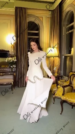 تخصيص فساتين حفلة موسيقية طويلة الأكمام س الرقبة ا...