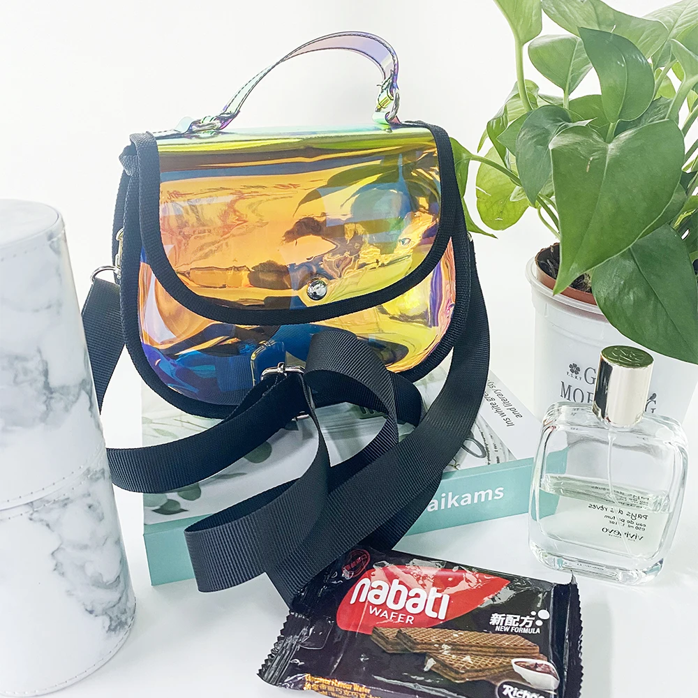 Crossbody Shoulder Bags Youth Ladies Fashion Shoulder Bag Women PVC Radiant Large Capacity Female Crossbody Bags Woman Handbags