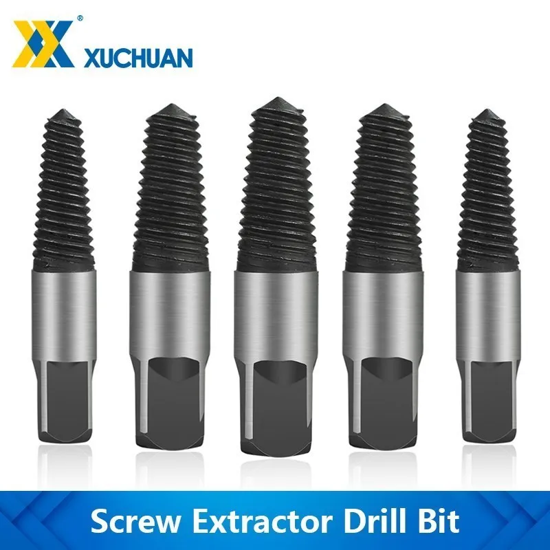 Steel Broken Speed Out Remover Easy Out Set 15/20mm Damaged Screw Extractor Tools Drill BitsGuide Set Power Tools