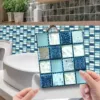Crystal Stickers 10pc Kitchen Bathroom Wall Sticker Decoration Self-Adhesive Diy 3d Stickers Wall Tile Home Diy Room Decor 1