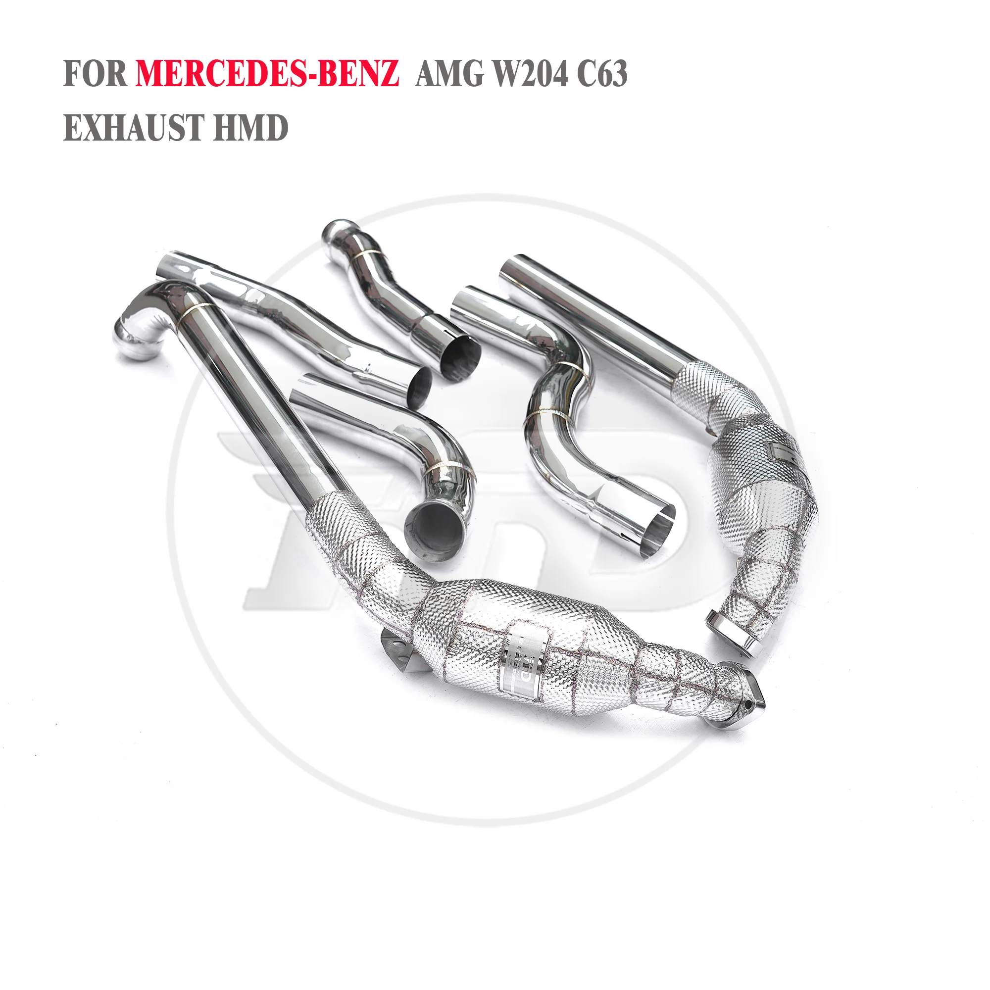 

HMD Exhaust System High Flow Performance Downpipe for Mercedes-Benz AMG W204 C63 With Catalyst Pipe