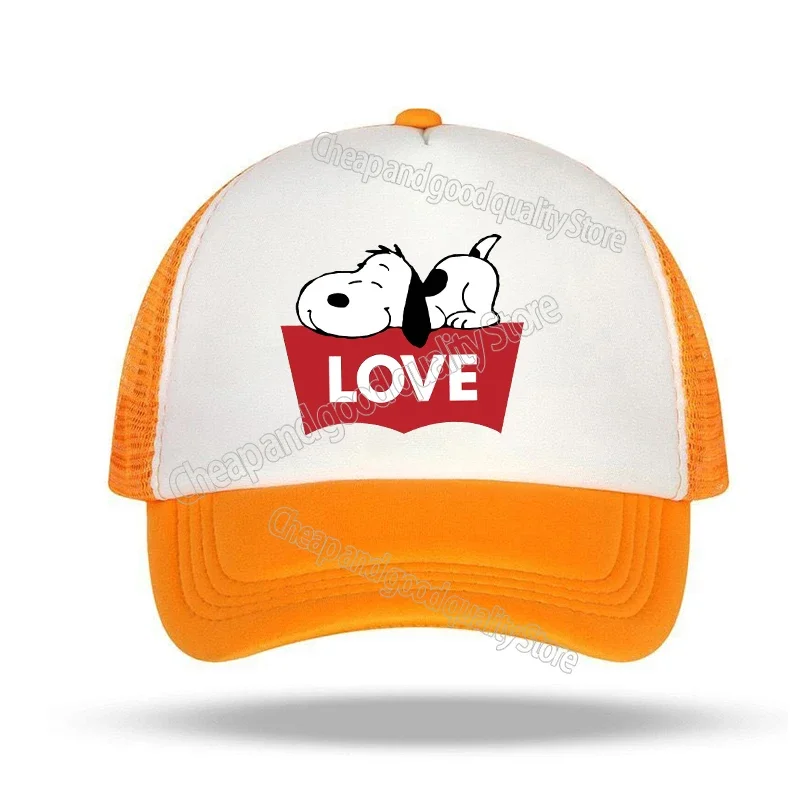 thumbnail image 1 of Snoopy gorra de béisbol para niños, gorro con estampado de figuras de Anime de dibujos animados, transpirable, HipHop Boy, NetCap, juguete Kawaii, regalo de cumpleaños, 1 of 5