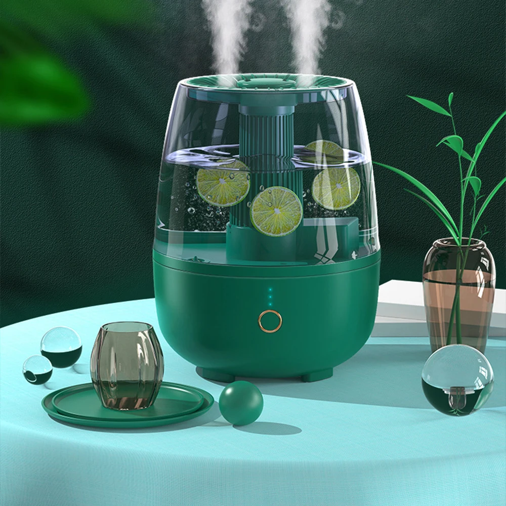 

Humidifier Household Touch Remote Control Heavy Fog Double Spray Aroma Essential Oil Bedroom Silent Purifying Air Moisturizing