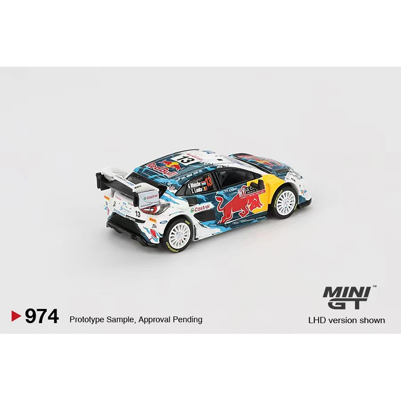 PreSale MINIGT 974 1:64 Ford Puma Rally M Sport WRT 2024 Diecast