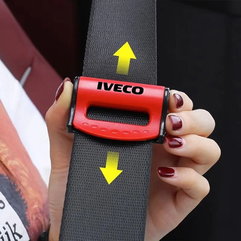 Car Safety Belt Clip Seatbelt Fixed Adjustment Limiter Interior Decoration For Iveco Daily IV V VI Van EcoDaily car accessories seat belt clip car seat belt accessory