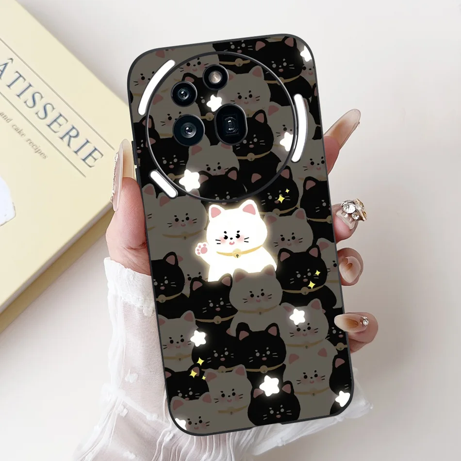 Cute Cartoon Black Silicone Soft Phone Case Bumper