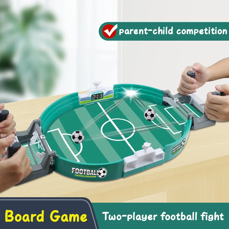 

Kids Soccer Desktop Parent-child Interactive Toys Table Football Game Board Match Toy Intellectual Competitive Party Games Gifts