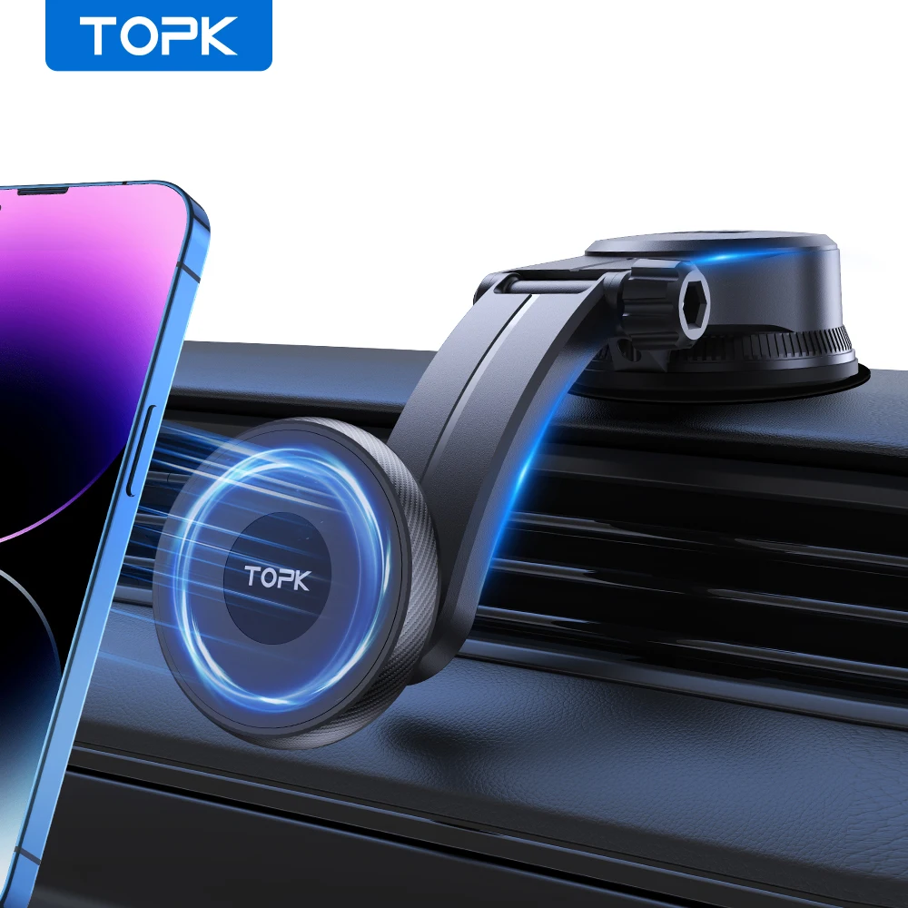 D48C Magnetic Phone Holder for Car, Magnetic Car Phone Mount, Powerful Magnetism