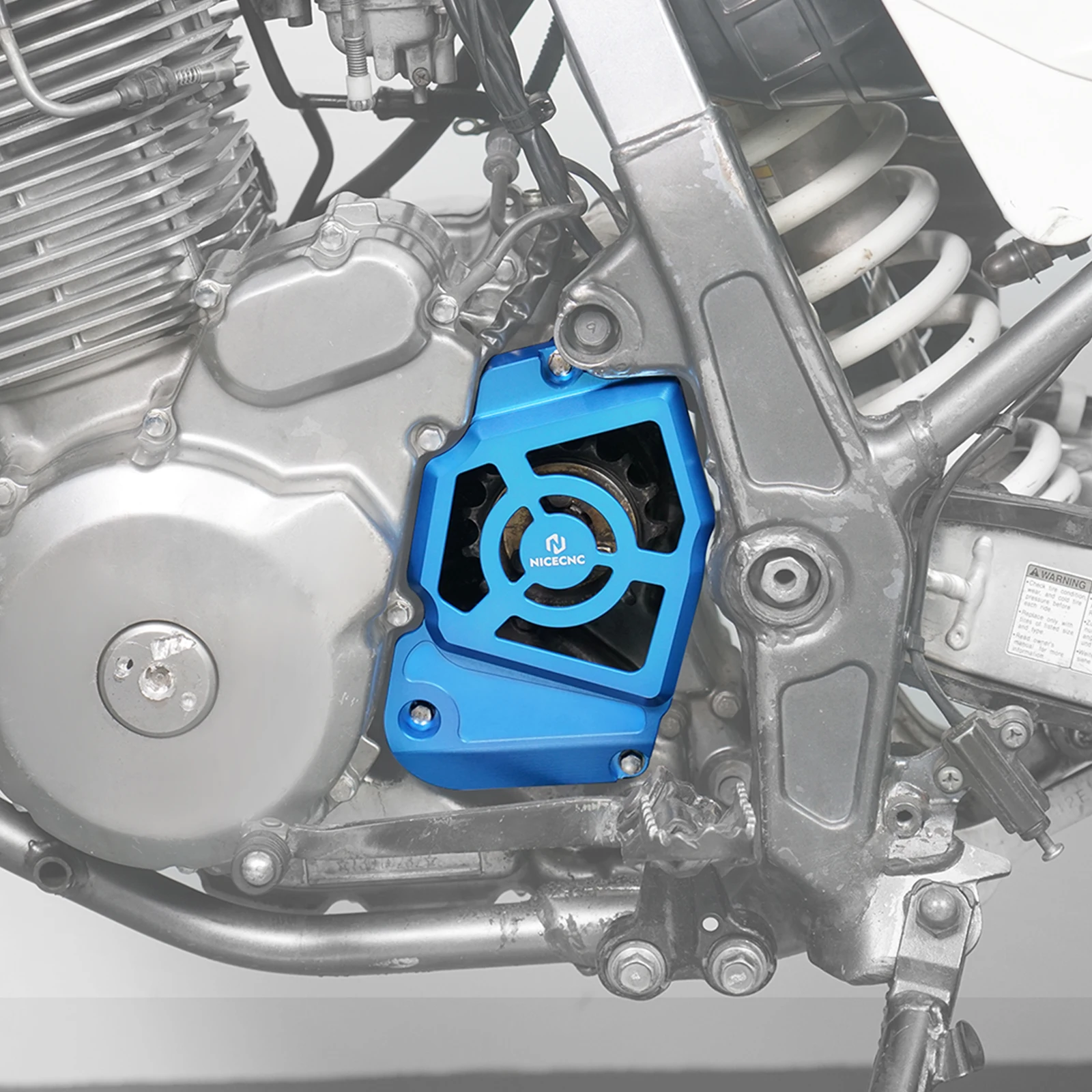 Für Suzuki DR650 SE DR650S/SE 1996-2024 Kettenrad Kettenschutz Abdeckung DR650S DR650SE 1996-2024 2023 2022 2021 2020 2019 2018 2017 – Detail 7