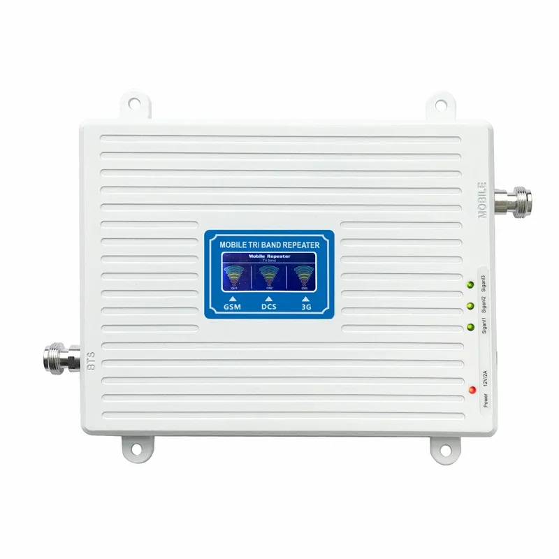 

OEM GSM 2G 3G 4G Signal Booster 900 1800 2100 Mhz Triband Mobile Network Repeater