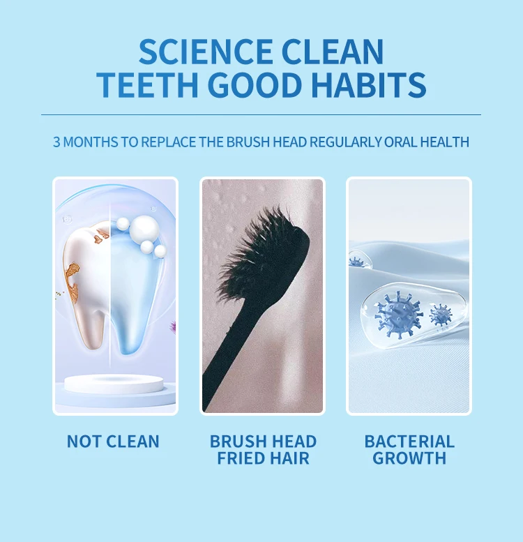 Description Picture 6 of item12pcs Replacement Brush Heads For Oral-B Electric Toothbrush Advance Power/Vitality Precision Clean/Pro Health/Triumph/3D Excel