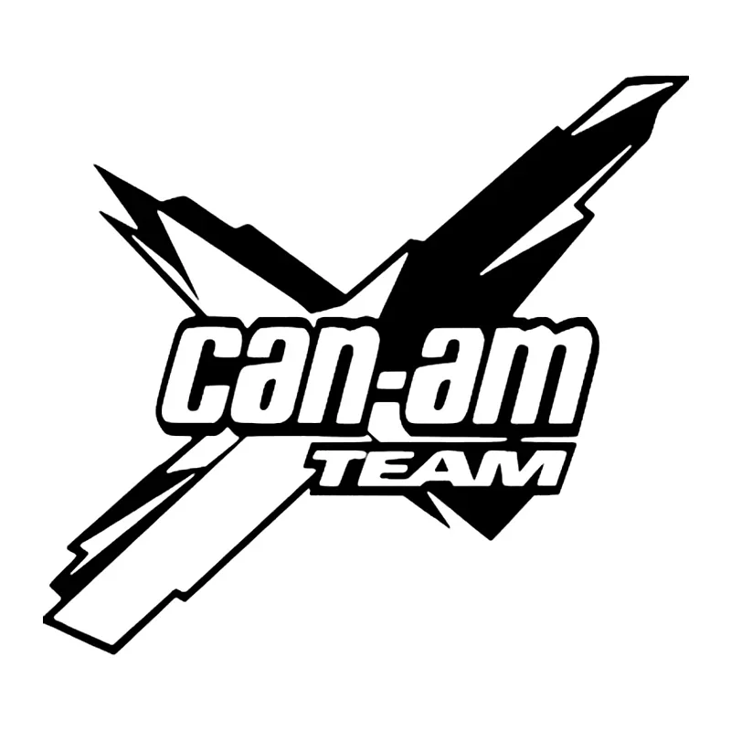 Adesivi per auto per accessori decorativi per moto Can Am Team Decalcomania creativa in vinile impermeabile e con protezione solare, 15 cm * 15 cm - immagine 2